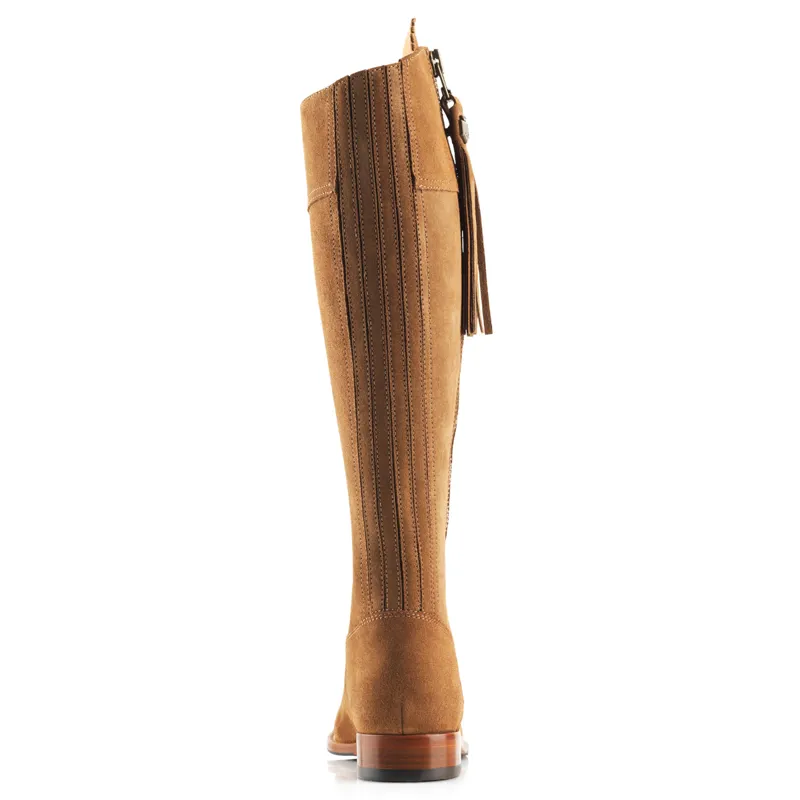 Fairfax and Favor Regina Flat Boots - Tan Suede-3