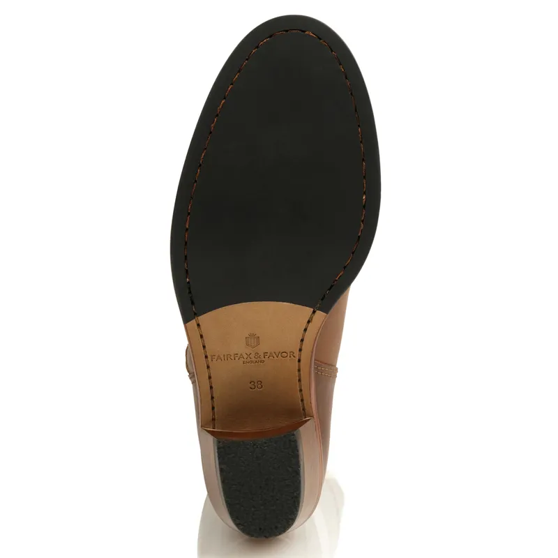 Fairfax and Favor Regina Heeled Boots - Tan Suede-6