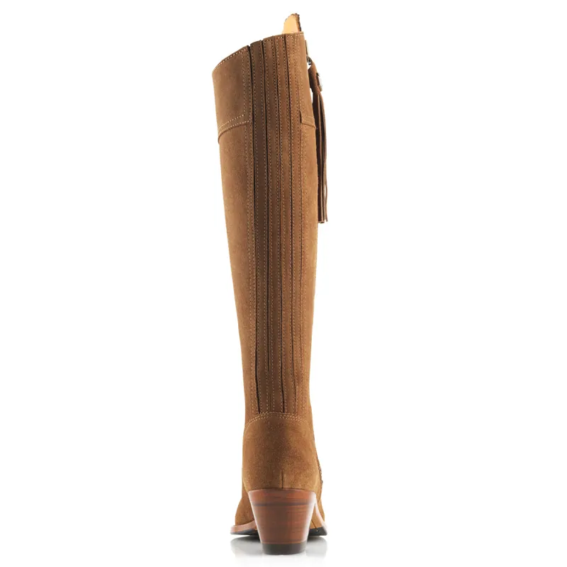 Fairfax and Favor Regina Heeled Boots - Tan Suede-3