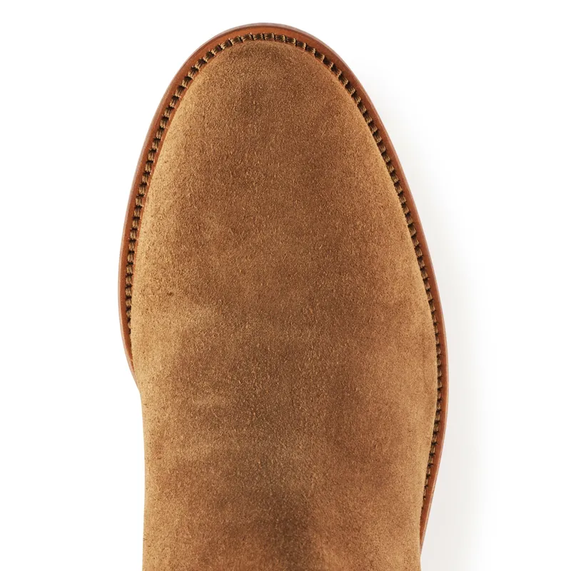 Fairfax and Favor Regina Heeled Boots - Tan Suede-4