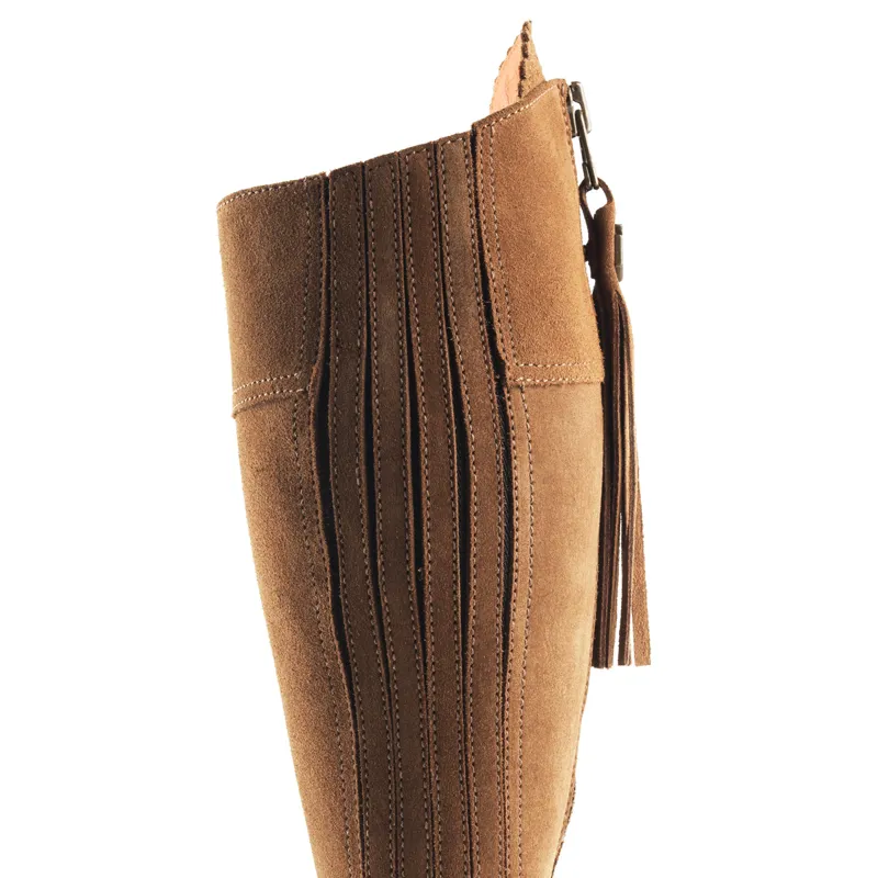 Fairfax and Favor Regina Heeled Boots - Tan Suede-5