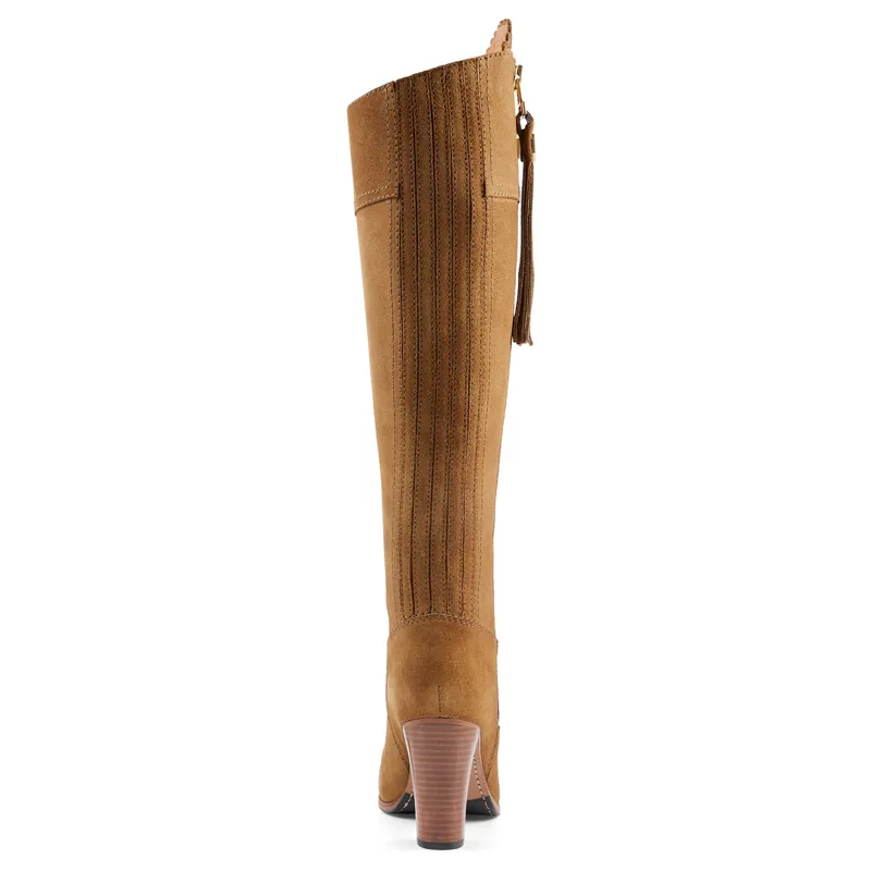 Fairfax and Favor Regina High Heeled Boots - Tan Suede-1