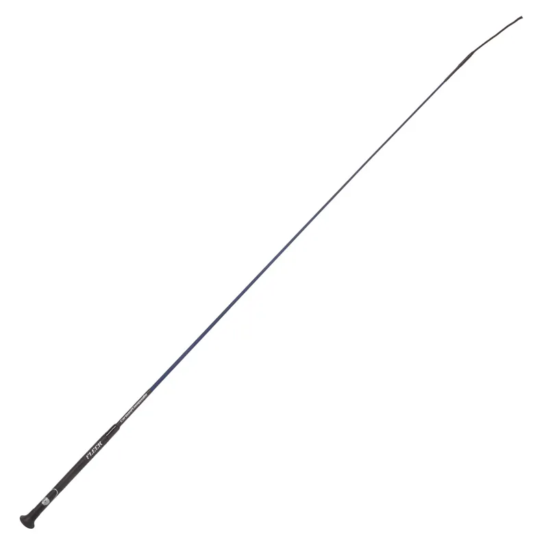 Fleck Carbon Composite Dressage Whip - Dark Blue