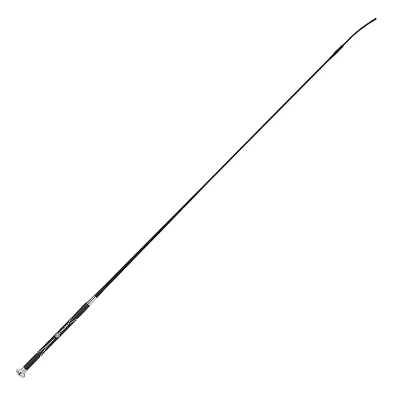 Fleck Contact Dressage Whip - Black-1