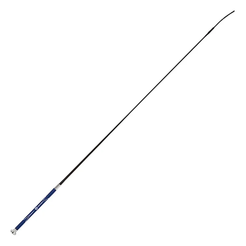 Fleck Contact Dressage Whip - Blue-1