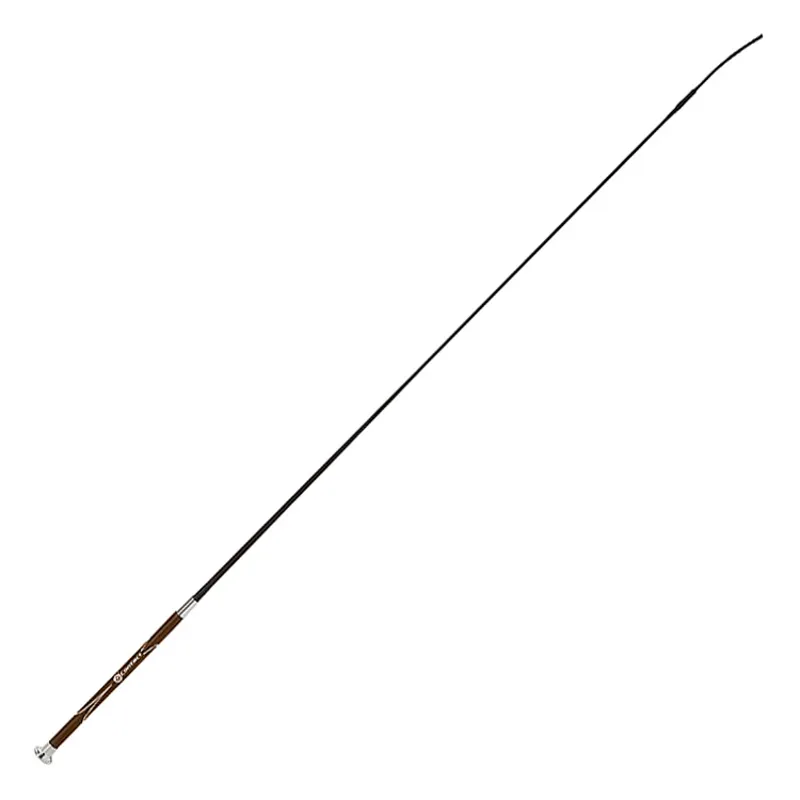 Fleck Contact Dressage Whip - Brown-1