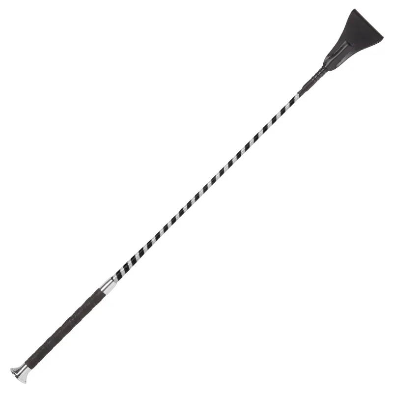 Fleck Satin Glitter Whip - Black-1