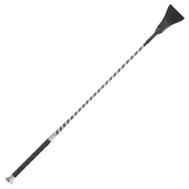 Fleck Satin Glitter Whip - Dark Green-1