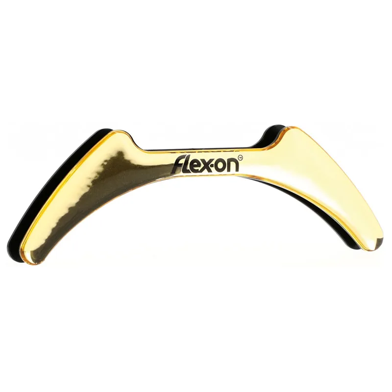 Flex-On Green Composite Plain Stirrup Magnets - Gold