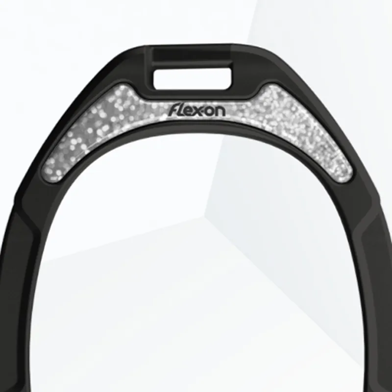 Flex-On Green Composite Glitter Stirrup Magnets - Silver-1