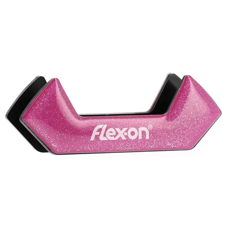 Flex-On Safe-on Silver-Range Stirrup Magnets - Pink Silver