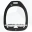 Flex-On Green Composite Ultra Grip Stirrups - Black/Grey/Black