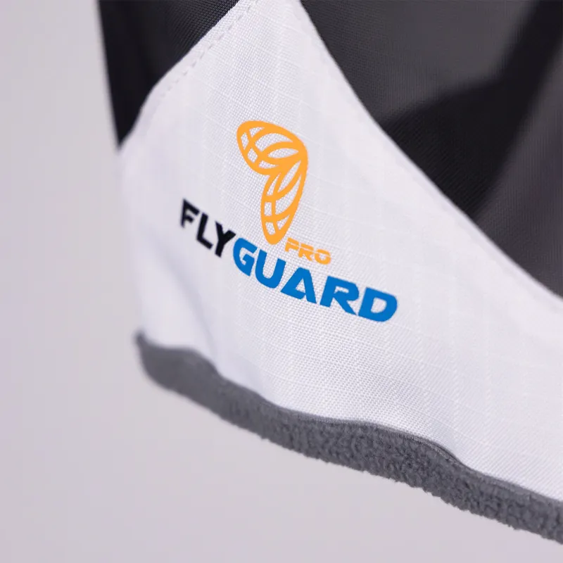 Shires FlyGuard Pro Sun Shade Fly Mask with Ears - White-2
