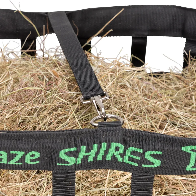 FreeGraze Deluxe Front Web Hay Bag - Black-1