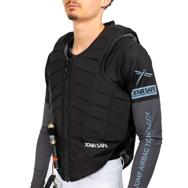Freejump X'Air Safe Hybrid Junior Airbag Body Protector - Black