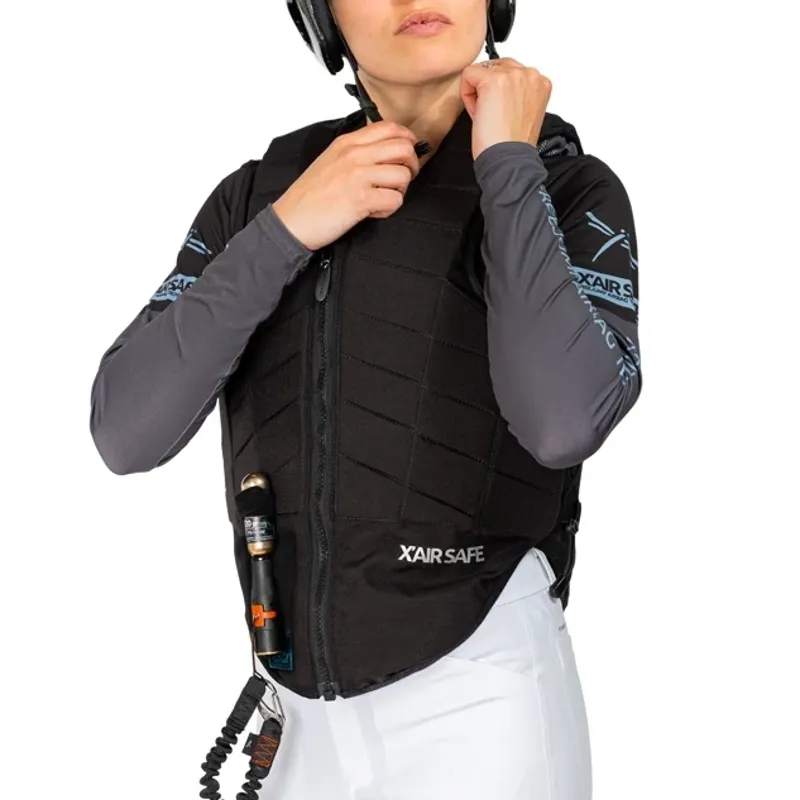 Freejump X'Air Safe Hybrid Junior Airbag Body Protector - Black-1