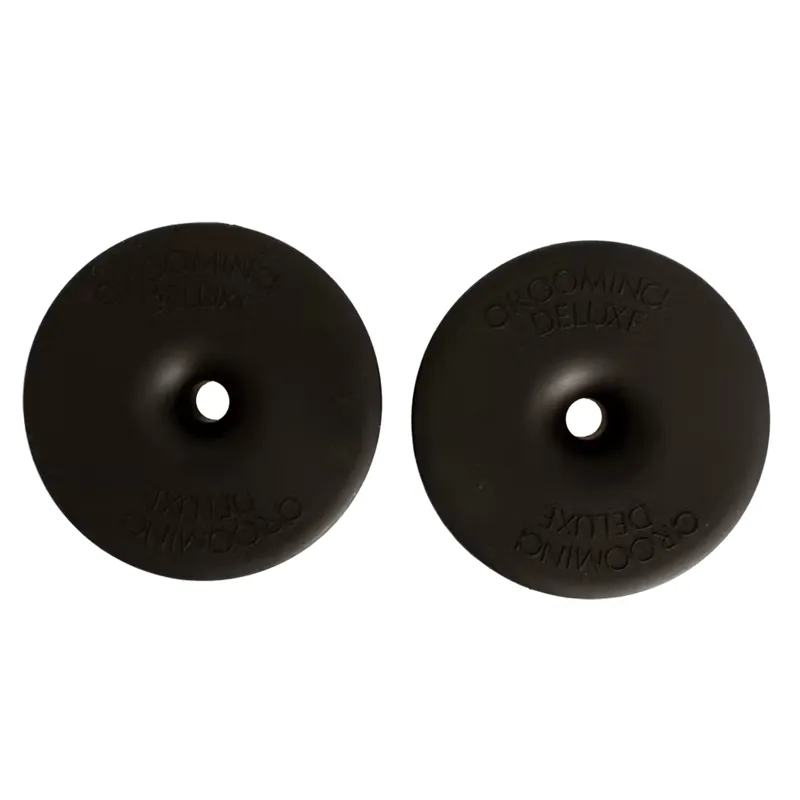 Grooming Deluxe Silicone Bit Rings 2 Pair - Black