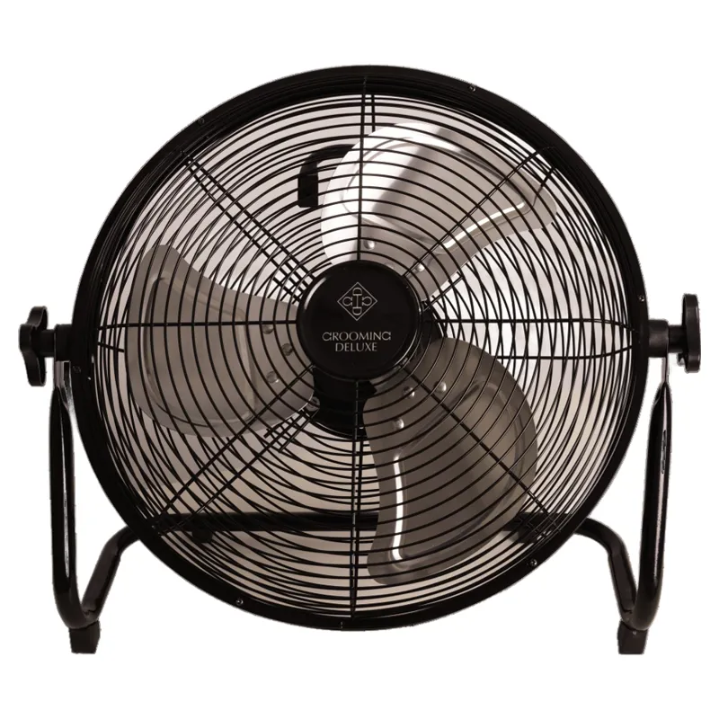 Grooming Deluxe Wireless Fan with Battery and Charger - Black
