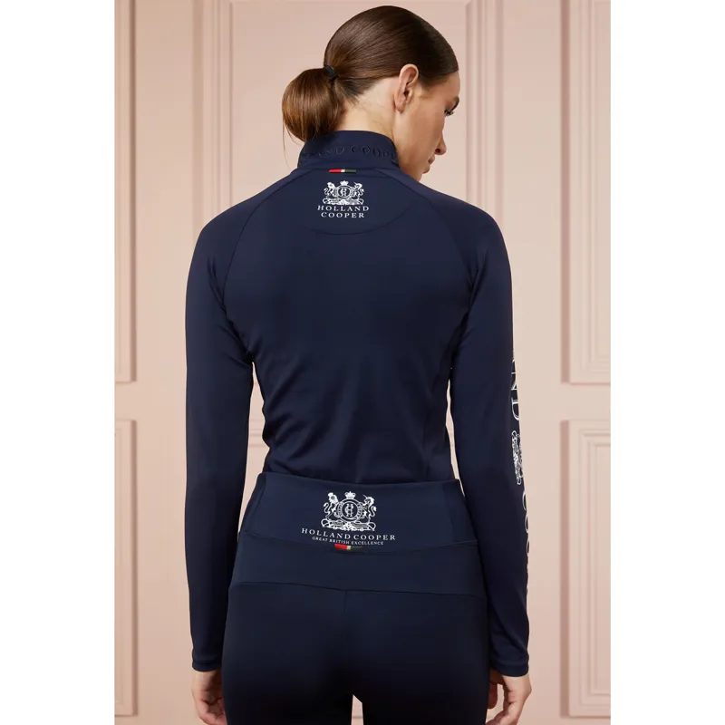 Holland Cooper Long Sleeve Womens Base Layer - Ink Navy-1