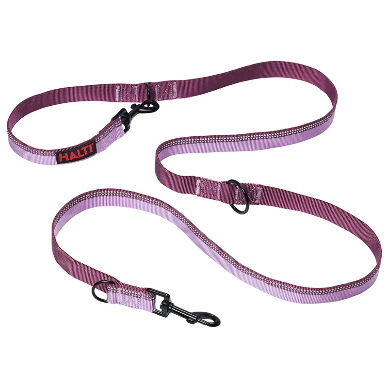 Halti Double Ended Dog Lead - Purple