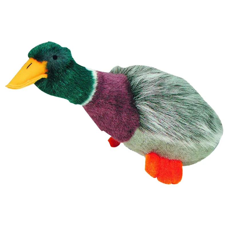 Happy Pet Migrator Mallard Duck Plush Dog Toy