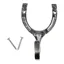 HKM Horseshoe Coat Hook - Silver Chrome
