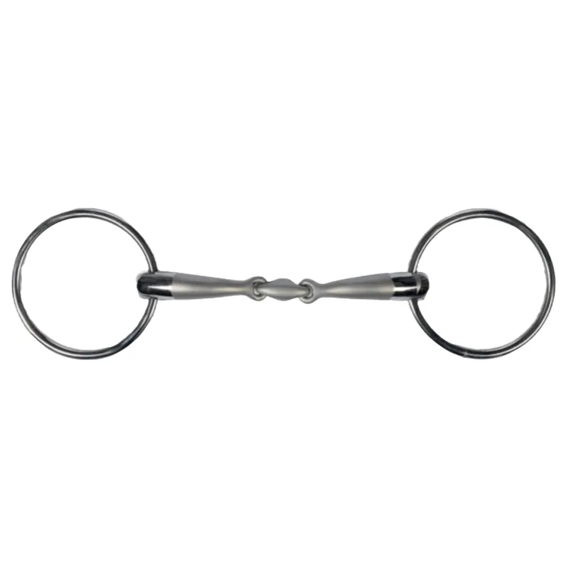 HKM Soft Touch Loose Ring Lozenge Snaffle Bit