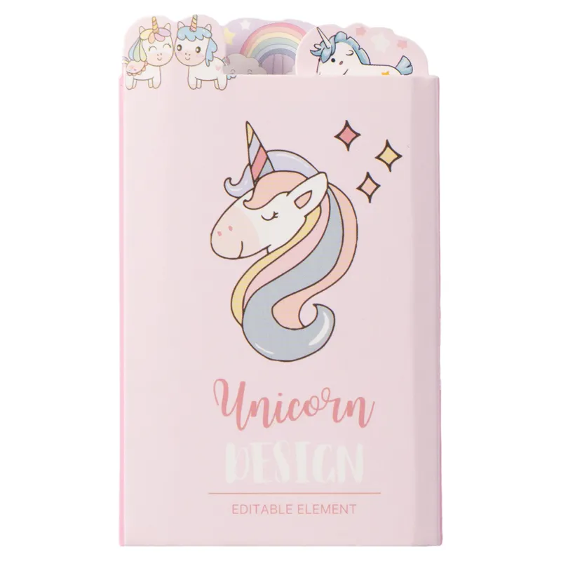 HKM Unicorn Sticky Notes - Editable