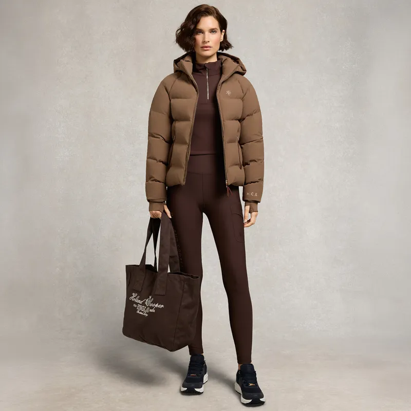 Holland Cooper Chiltern Legging Womens Riding Tights - Walnut-9