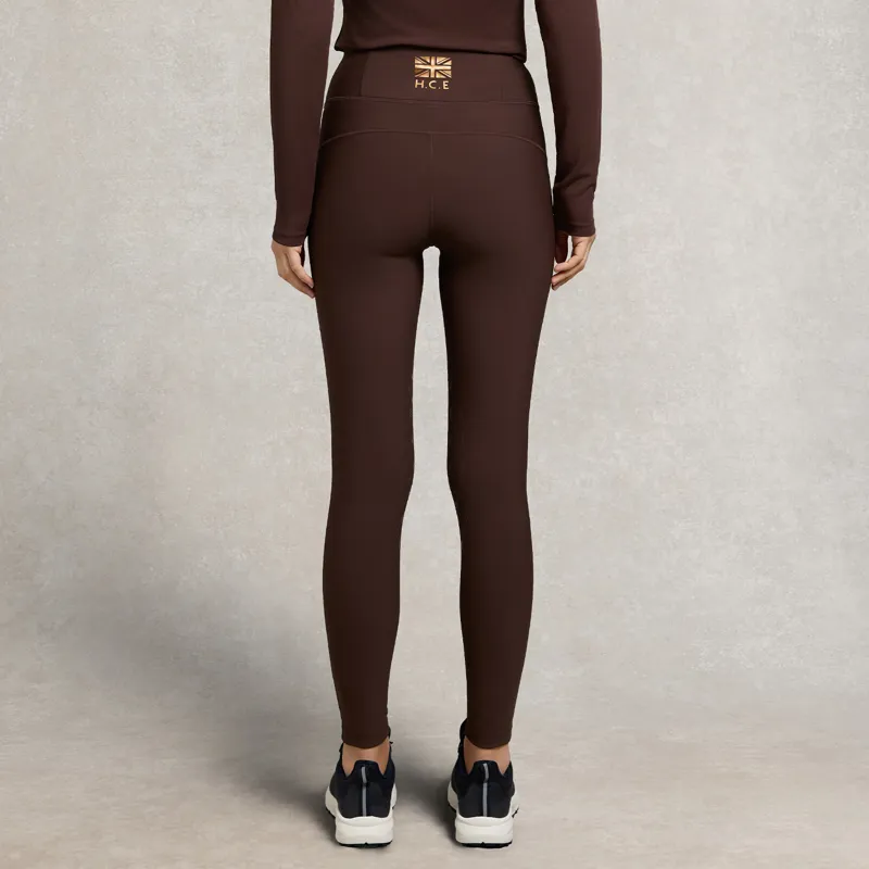 Holland Cooper Chiltern Legging Womens Riding Tights - Walnut-1