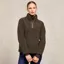 Holland Cooper Country Fleece Half Zip Ladies Jumper - Khaki Borg