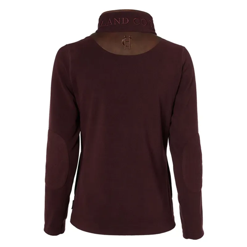 Holland Cooper Country Fleece Half Zip Ladies Jumper - Mulberry-5