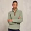 Holland Cooper Country Fleece Half Zip Womens Jumper - Sage