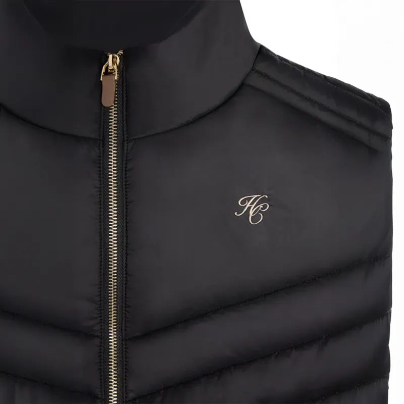 Holland Cooper Hybrid Womens Equestrian Gilet - Black-7