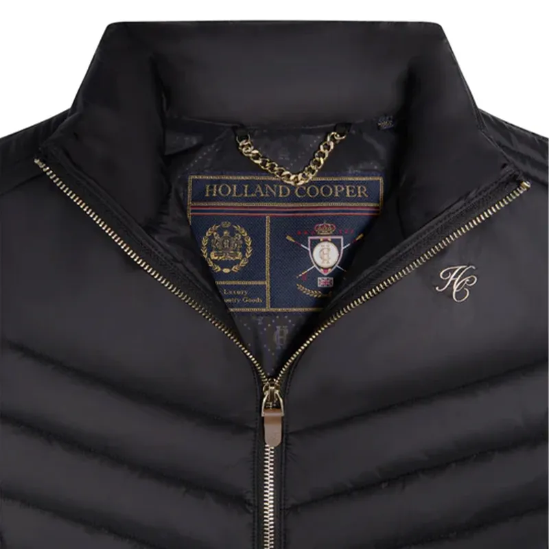 Holland Cooper Hybrid Womens Equestrian Gilet - Black-8