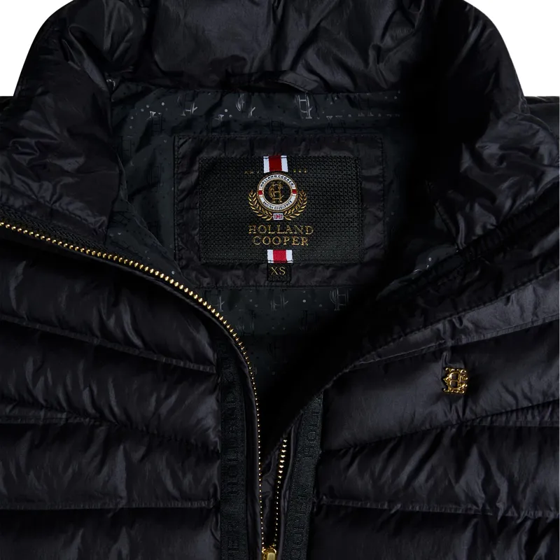 Holland Cooper Womens Lightweight Puffer Gilet - Ink Navy-10
