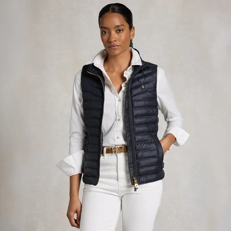 Holland Cooper Womens Lightweight Puffer Gilet - Ink Navy
