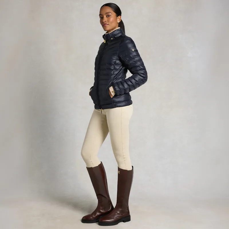 Holland Cooper Lightweight Womens Puffer Jacket -  Ink Navy-6