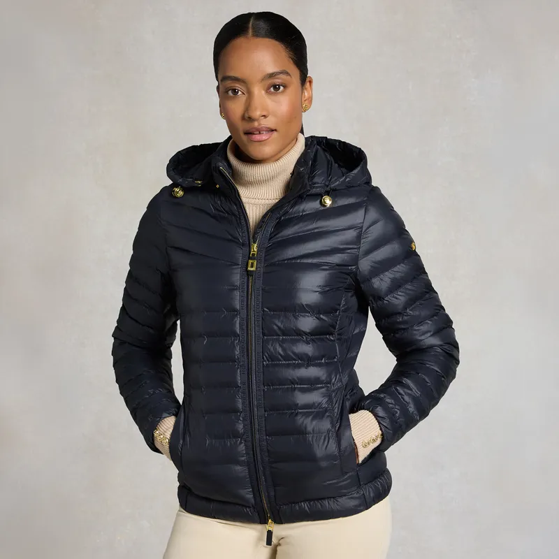 Holland Cooper Lightweight Womens Puffer Jacket -  Ink Navy