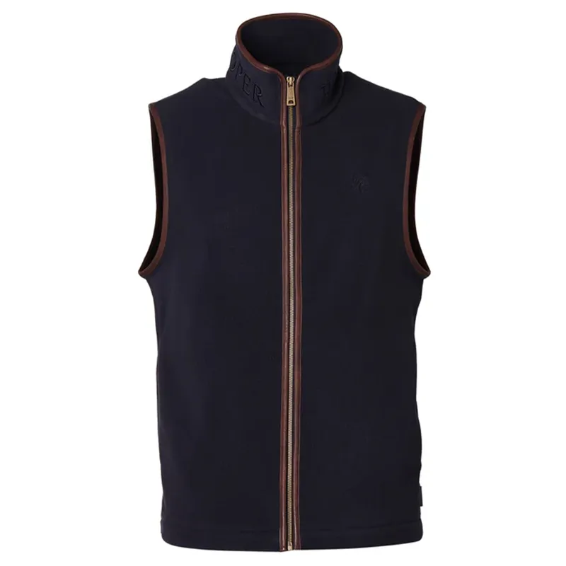 Holland Cooper Country Mens Fleece Gilet - Ink Navy-4