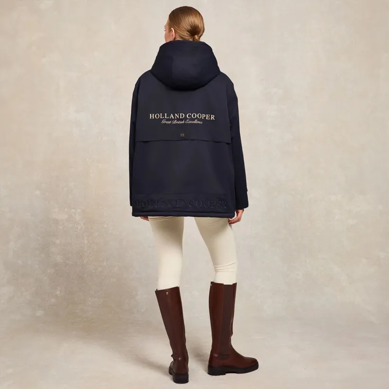 Holland Cooper One Size Waterproof Womens Jacket - Ink Navy-5