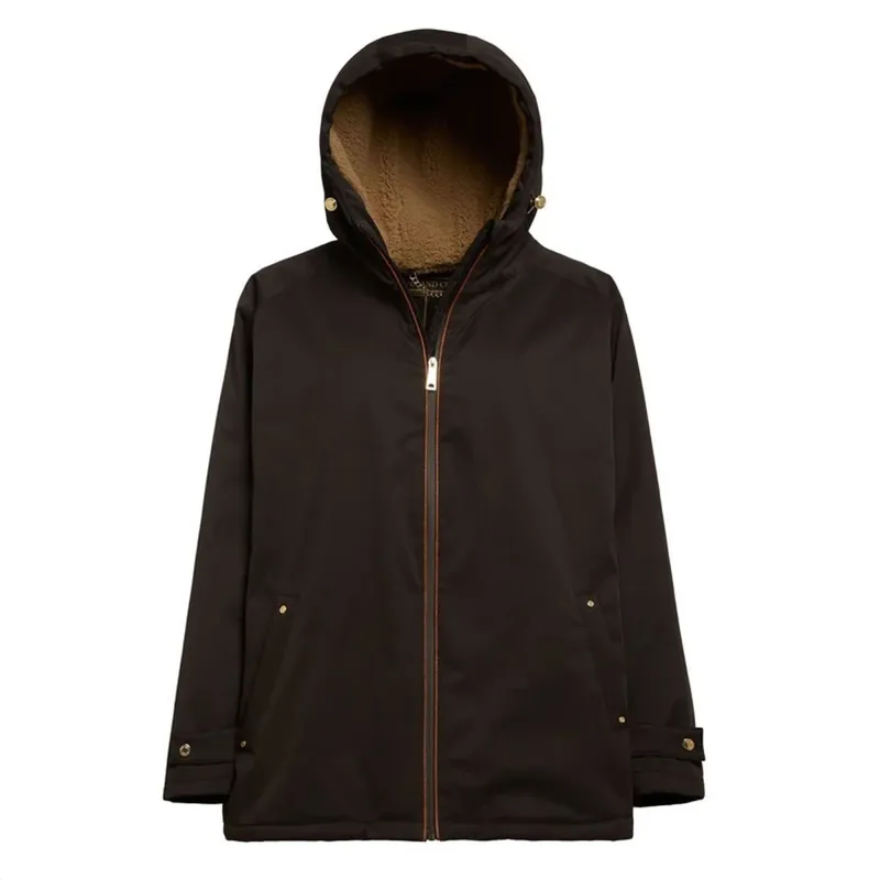 Holland Cooper One Size Waterproof Womens Jacket - Chocolate-1