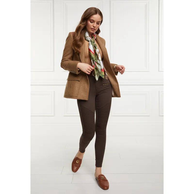 Holland Cooper Womens Biker Jeans - Chocolate-3