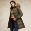 Holland Cooper Team Padded Womens Coat - Khaki