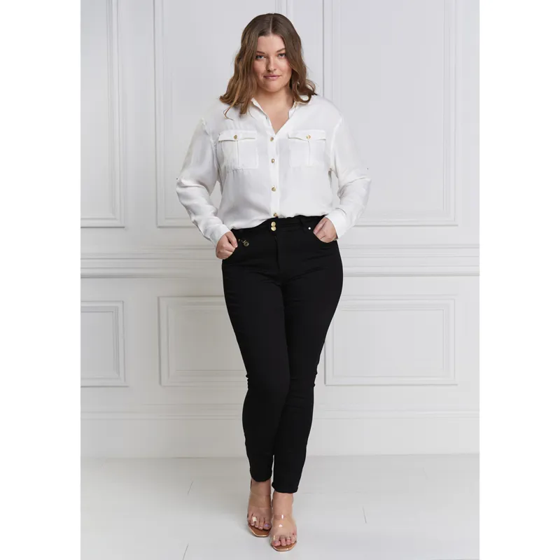 Holland Cooper Womens Jodhpur Jeans - Black-2