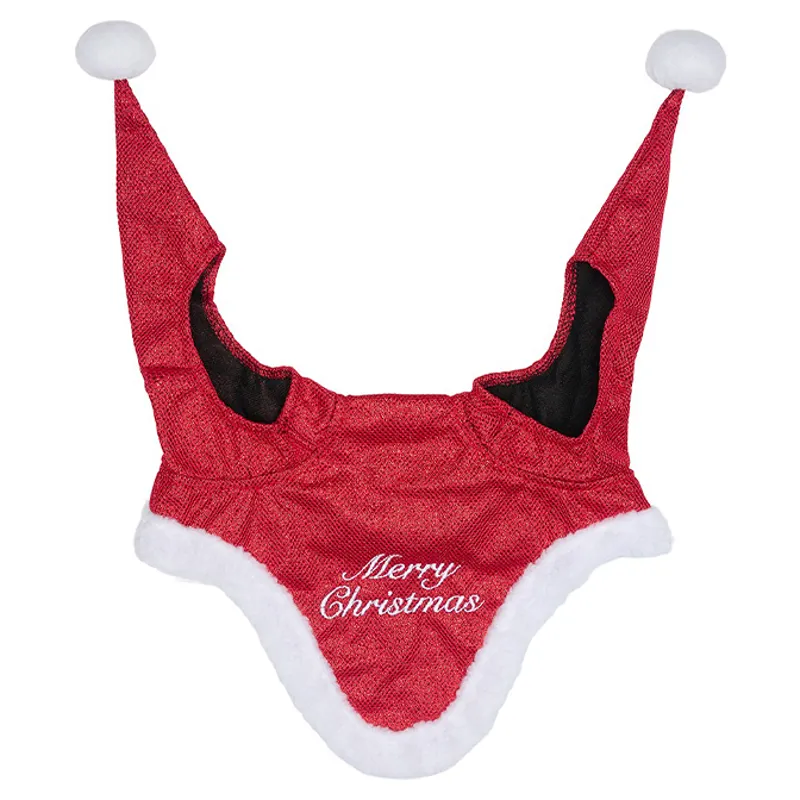 Horse Guard Christmas Glitter Ears - Red