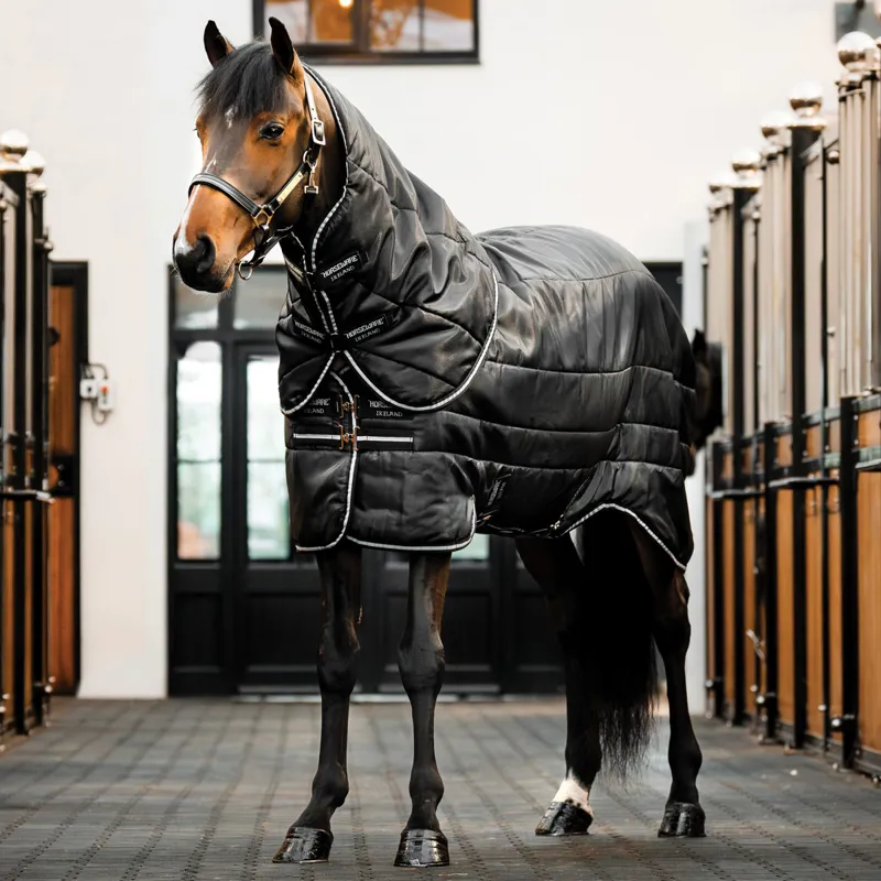 Horseware Easy-Layer Plus 200g Stable Rug - Black/Black/Silver