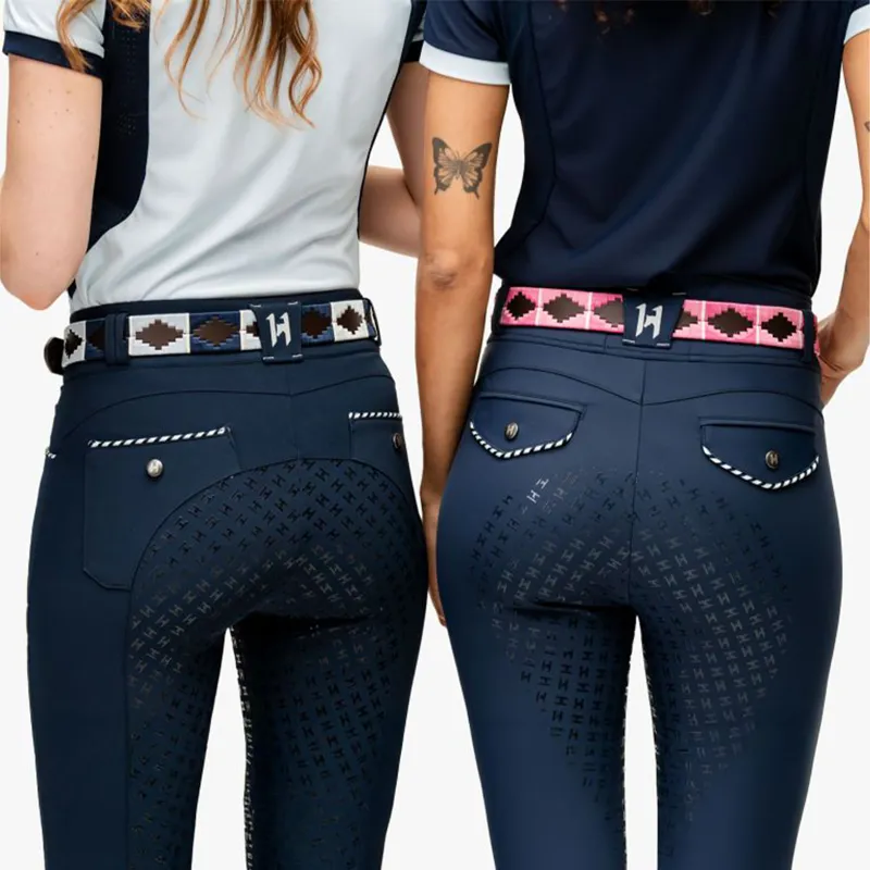 Horseware Ladies Newmarket Polo Belt - Pink-2