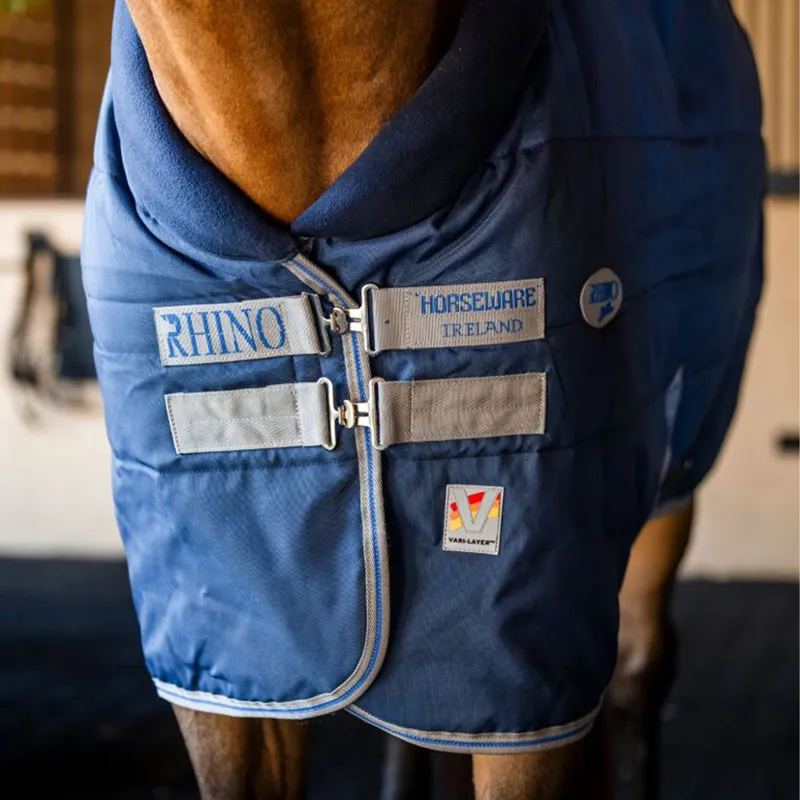 Rhino Original Vari-Layer 250g Stable Rug - Navy/Grey/Classic Blue-1