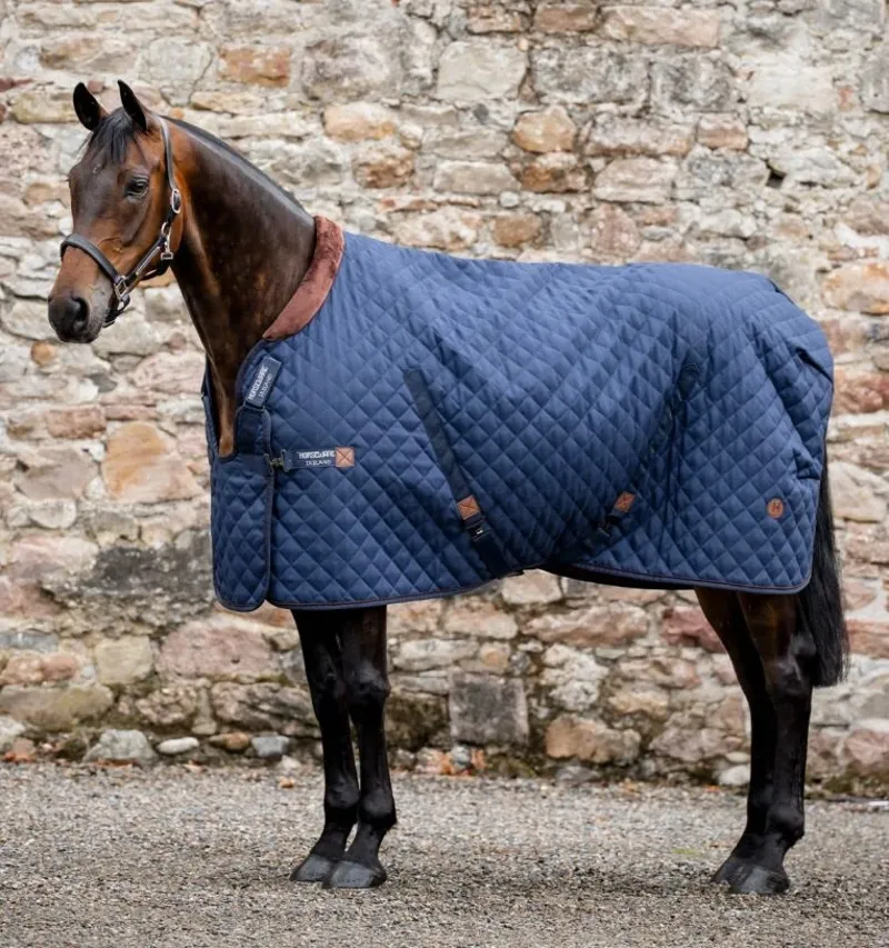 Horseware Signature 200g Stable Rug - Navy/Brown